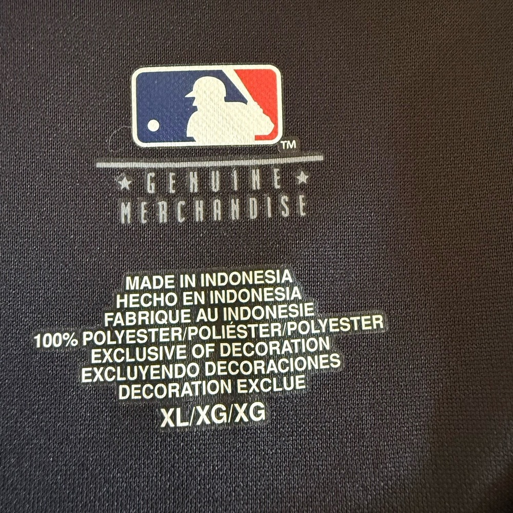 San Francisco Giants MLB Genuine Merchandise Polo Golf Shirt Mens XL Black/White - Picture 7 of 10